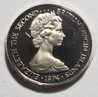 1974 British Virgin Islands Gem Proof Five Cent