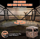 Hunting Blind 270 360 Degree See Through Ground Blind   2 3 Person Soft Material