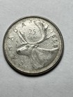 1968 Silver Canadian Quarter 25 Cents Coin