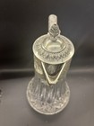Martin  Hall   Co   m h    Co   Silverplated Mounted Cut Glass Claret Jug 1860s