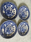 Vintage Blue Willow Miniature Tea Set 20pc Child s China Porcelain Japan