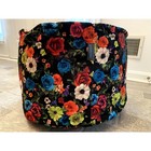 Lovesac X Alice   Olivia Flower Garden Squattoman Cover   euc 