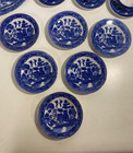 Childs Blue Willow 26 Piece Porcelain Tea Set - Made In Occupied Japan   Book