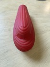 Vtg 1930s Art Deco Satin Glass Zeppelin Airplane Slip Shade Lamp Pink Purple