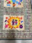Vintage Guatemalan Wall Hanging Quilt Needlepoint Lge  Minor Flaws From Age