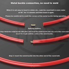 Pu Polyurethane Hollow Round Belt Connectible Drive Belting Od 5-12mm Id 2-4 5mm