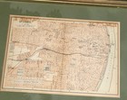 Antique Map Of Saint Louis - 1889 World Atlas  framed 