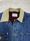 Vintage Polo Country Ralph Lauren Denim Jean Jacket Corduroy Collar Made In Usa