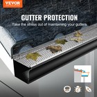 Vevor Gutter Guard 5 In Wide 52 Ft Length Cover Mesh Leaf Debris Protection