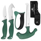 Mossy Oak 4pc Hunting Knife Set W sheath Perfect Gift Hunting Field Dressing Kit