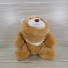 Gund Snuffles Teddy Bear Plush Stuffed Animal Toy 1980 Tan White Slouchy