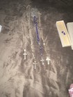Vintage Rosaries Catholic Lot Of 4 Rosary Prayer Beads necklace
