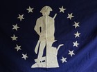 Minuteman World War Ii World War 2 Ww2 Original Bond Flag  3ft X5ft 