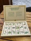 Vintage Ussr Natural Flora 18 Matchbox Set Soviet Souvenir Nos 1980s