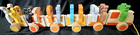 Djeco Jungle Train Set - Wooden  Fun Toy Gift For Kids  Colorful And Unique