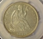 1875 Seated Half Dollar  Pcgs Xf45