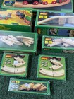 Lot Of 8 Sets Vintage Brio Wooden Train Set Tracks 100  Complete Box Made Sweden