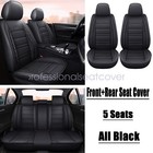 For Toyota Prius 2003-2015 Faux Leather Car 5-seat Cover Front rear Cushion Pad