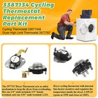 3387134 Dryer Thermostat 3977393 3392519 3977767 Thermal Fuse Kit For Whirlpool