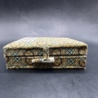 Antique Metal Chinese Buddhist Gong Asian Oriental 3 Inch Round Box Set