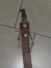 Vintage Busquese La Estampa Collins Co Machete Knife Leather Sheath  hartford 