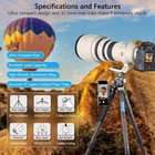 32 5mm Lightweight Compact Tripod Carbon Fiber Camera Tripod With 46mm Ball Head