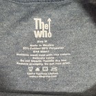 Vintage The Who Graphic T-shirt Tee Size M Blue gray 50 50 Cotton poly 