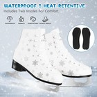 Women s girls Figure Ice Skates - Youth Figure Skating Shoes With Size Expans   
