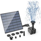 Solar Water Panel Power Fountain Pump Kit Pool Garden Pond Watering Submersible