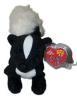 Ty Beanie Baby Bb 2 0        Skunkers The Skunk  6 Inch  Mwmt Stuffed Animal Toy