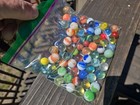 Vtg Small Glass Marbles Mixed Lot 14 Ounces 