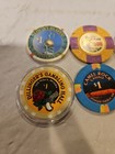Casino Chip Lot  1   5   500 - 6 Chips- Venetian  Dunes  Camel Rock