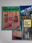 6 Vintage 1970 s Macrame Leafletsbooks How To Make You Choose Free Shipping