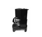 Portable Camping Coffee Maker     10 Cup Capacity     Black     Works On Camp Stove