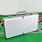 500pcs Capacity Empty Aluminum Poker Chip Case Only