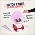 Nostalgia Retro Cotton Candy Maker White   Red Pcm805retrore Hard Candy   Sugar