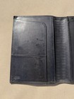 Vintage Coach Black Buffalo Leather 8 5    Flip Notepad Cover Agenda Planner Diary