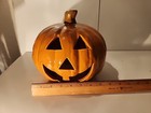 Mccoy Limited 8 x8  Jack-o-lantern Pottery Halloween Pumpkin