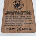 Retro Zodiac Wood Wall Hanging The Spirit Of Scorpio Sign Mcm Astrology Decor