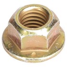 Grade 8 Top Locking Hex Flange   Frame Nuts Zinc Yellow  choose Size   Qty 