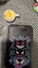Gengar Pok  mon Retractable Id Badge Holder Reel  Black multicolor Plastic