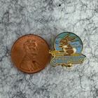 Vintage Skiing Snow Bunny Enamel Lapel Pin Rare Rabbit Brooch Tie Tack Gift