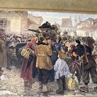 Set 4 Rare Soviet Realism Prints Military Perspective Russian Ukraine Propaganda