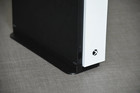 Microsoft Xbox One S Vertical Stand Console Holder Display Case Rounded Shelf