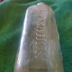 Vintage Schenley Whiskey  Embossed Bottle