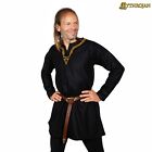 Viking Woolen Tunic Shirt For Cosplay Knight Costume Medieval Renaissance Outfit