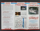1980s Nashville Tn Belle Carol Riverboat Company Cruises Vintage Travel Brochure