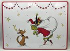 Pottery Barn Kids Grinch Platter Plate Cookies For Santa Placemat Set Of 5 Items