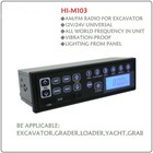 Excavator Radio Heavy Duty Am fm Radio With Mp3 Player In Usb Charging New
