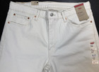 Levi s 511 Slim Men s Jeans 36x32 Stretch White Cream Denim Nwt
